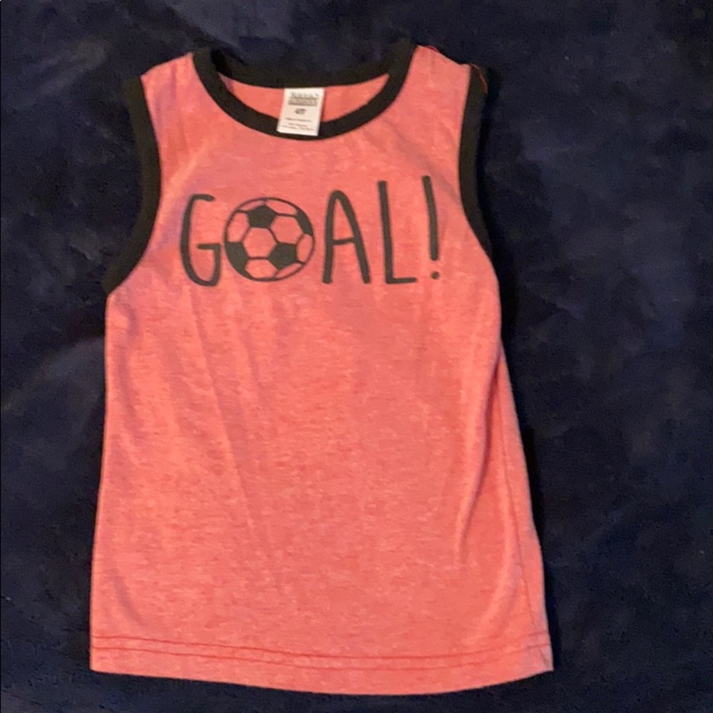 Boys soccer tank top